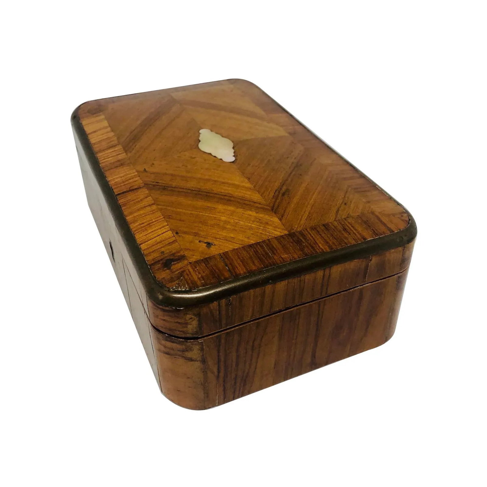 French 19th C. Kingwood Jewel Box With Key - 2