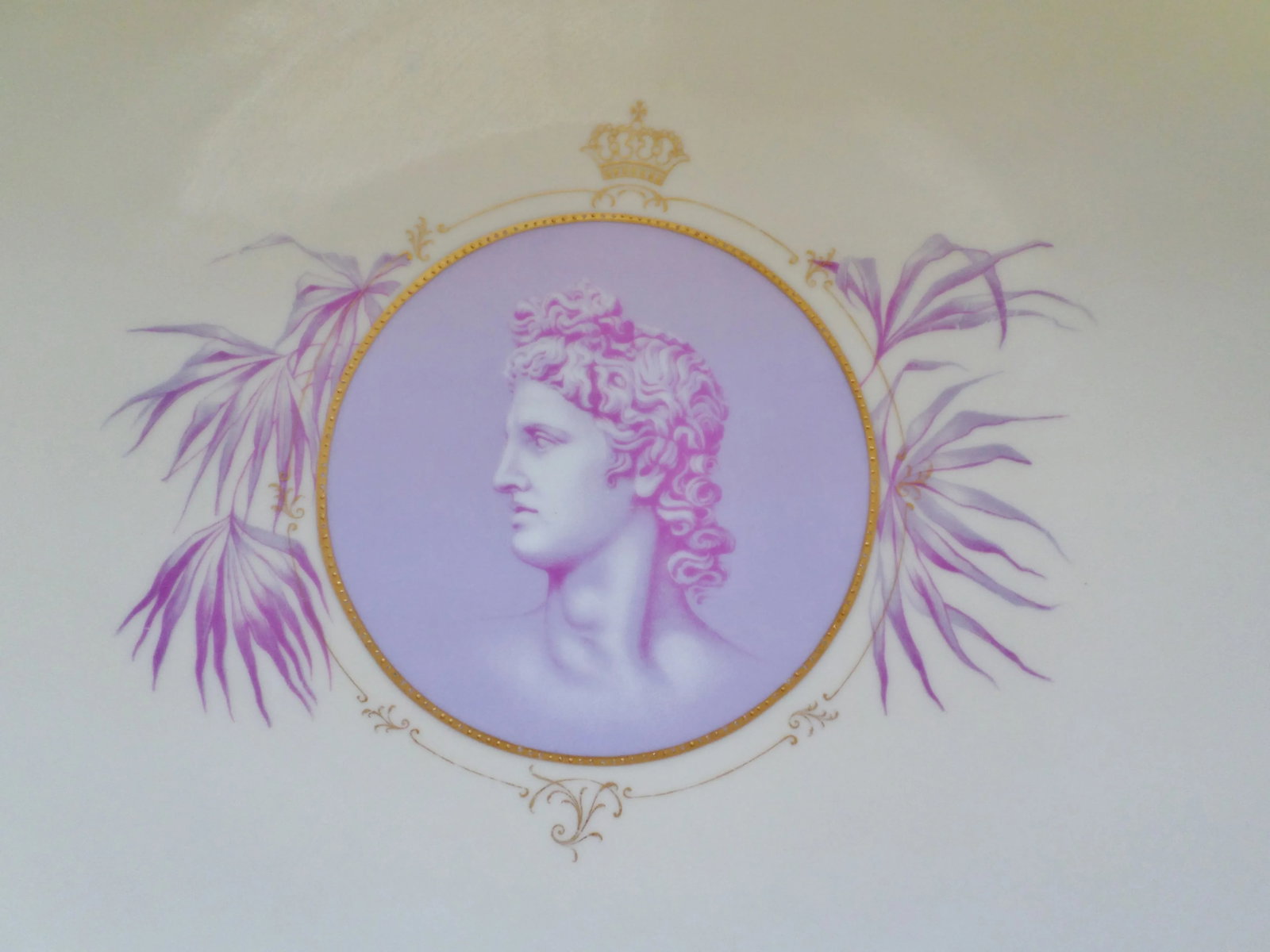 Antique Rosenthal Hugh Rc Monbijou Cameo Germany Decorative Plate / Charger - 3