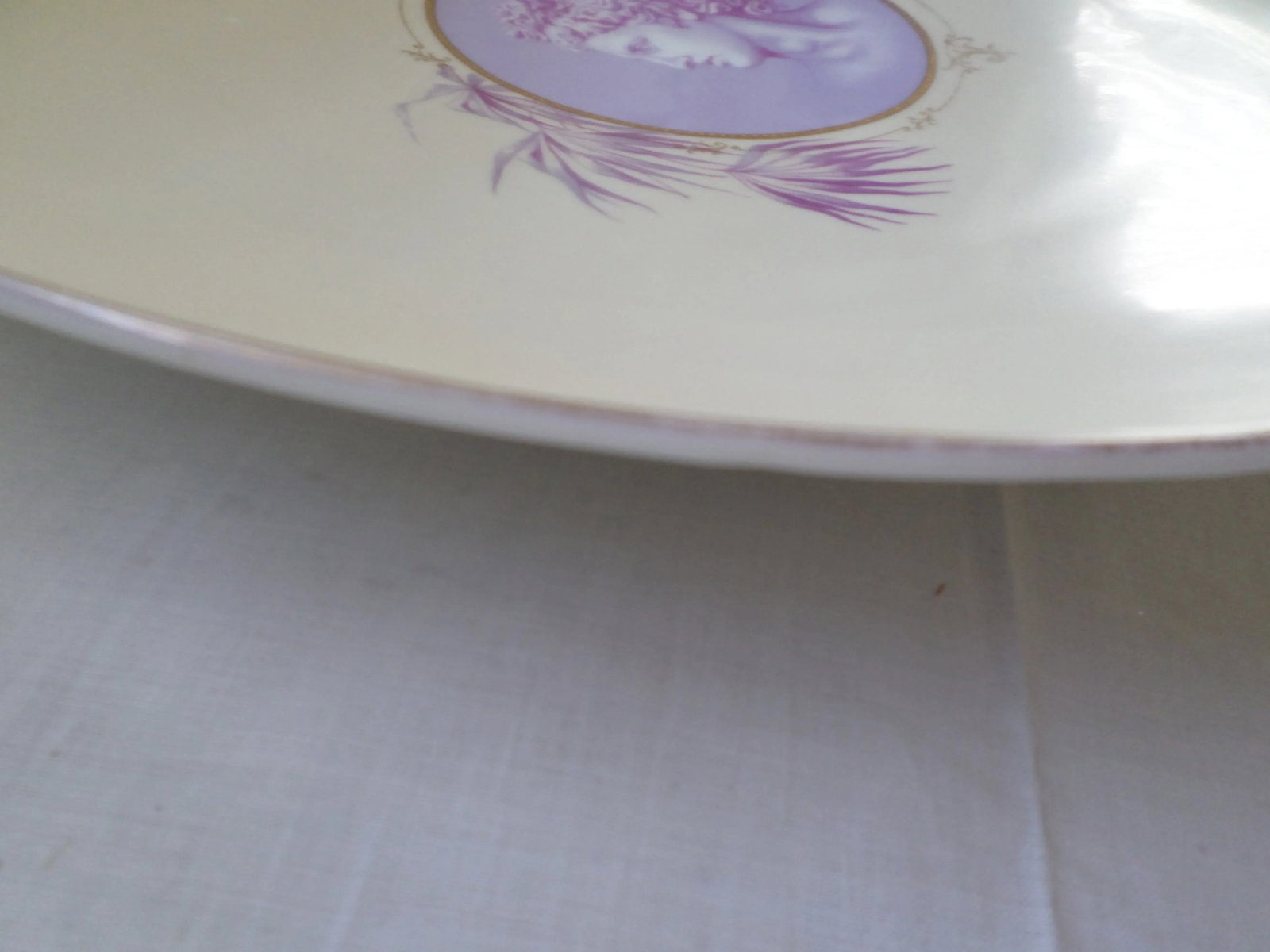 Antique Rosenthal Hugh Rc Monbijou Cameo Germany Decorative Plate / Charger - 5