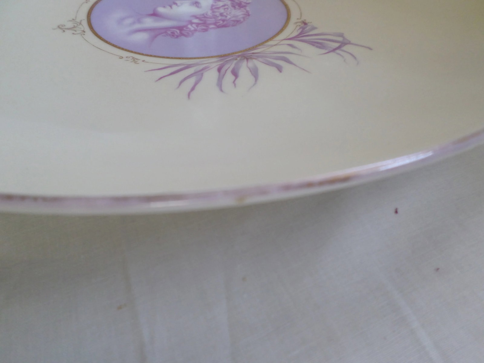 Antique Rosenthal Hugh Rc Monbijou Cameo Germany Decorative Plate / Charger - 6