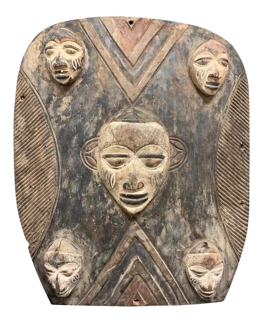 African Yoruba Window: African Art Yoruba Door or Window Excellent Condition Dimensions: 20''W * 5''D * 20''H Period: 2010s Item Type: Vintage, Antique or Pre-owned Condition: Good Condition, Original Condition Unaltered,