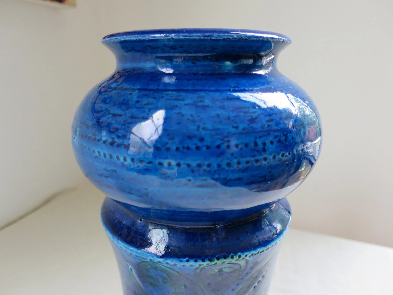 Bitossi Turquoise Vase - 2