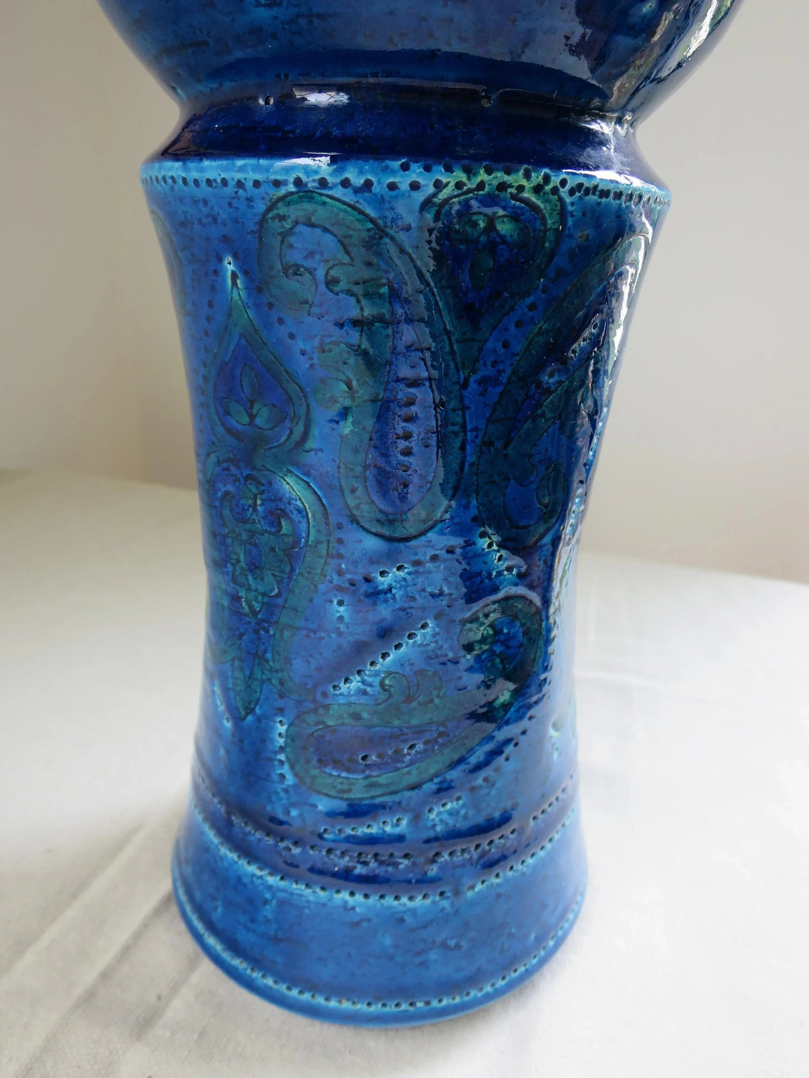 Bitossi Turquoise Vase - 3