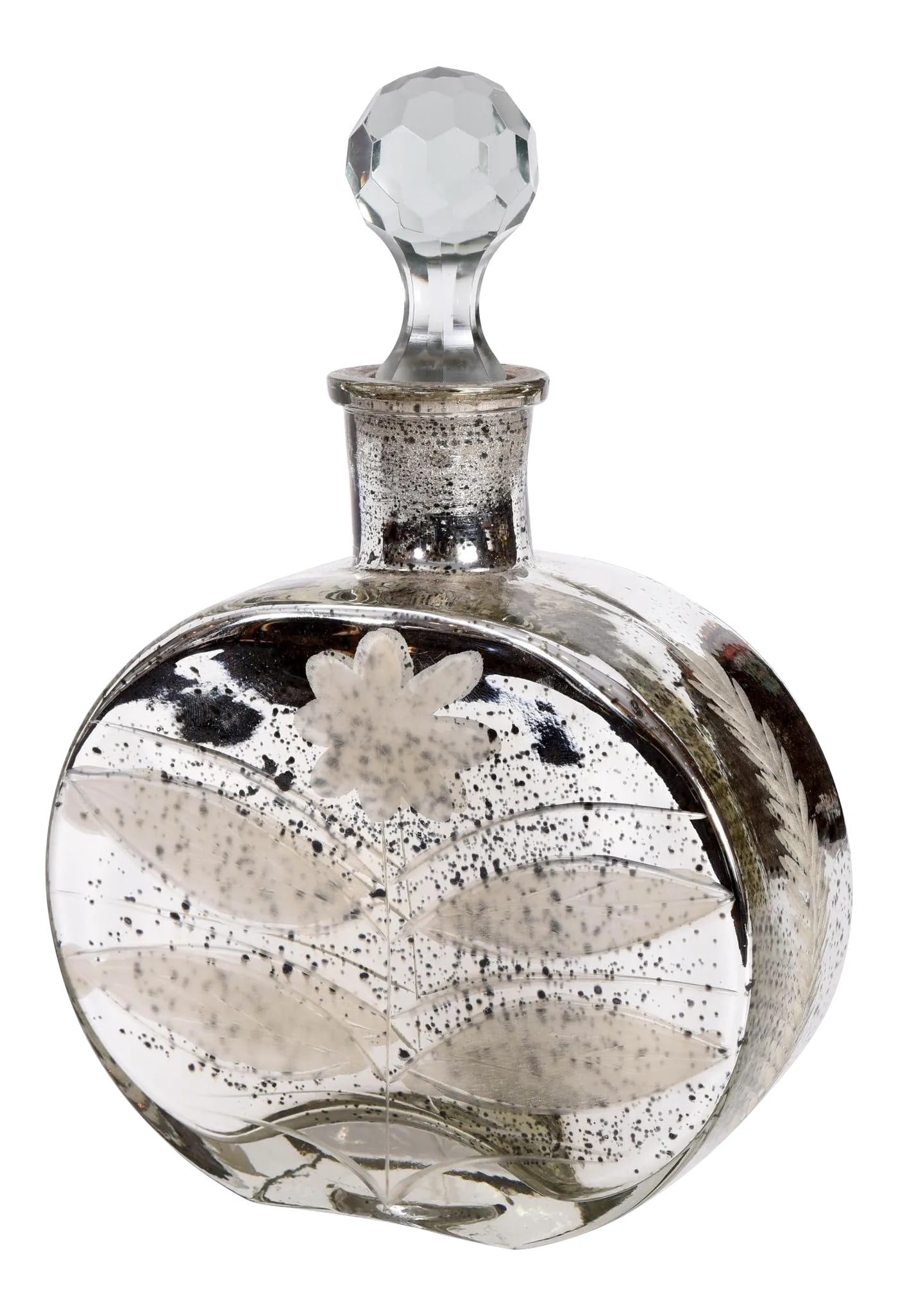 Mercury Glass Decorative Bottle Vanity Piece (1 of 7)