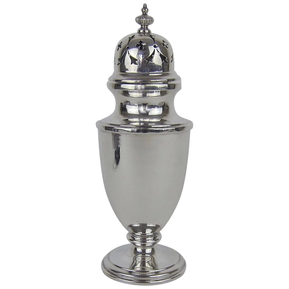 1912 Antique Sterling Silver Sugar Caster From Birmingham (1 of 12)