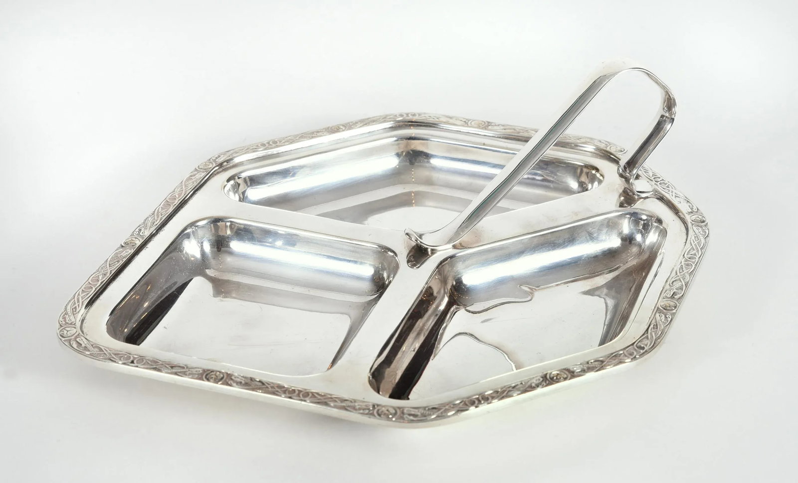 Vintage English Silver Plate Tableware Server - 10