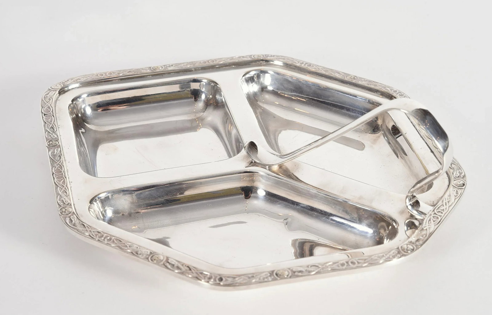 Vintage English Silver Plate Tableware Server - 3