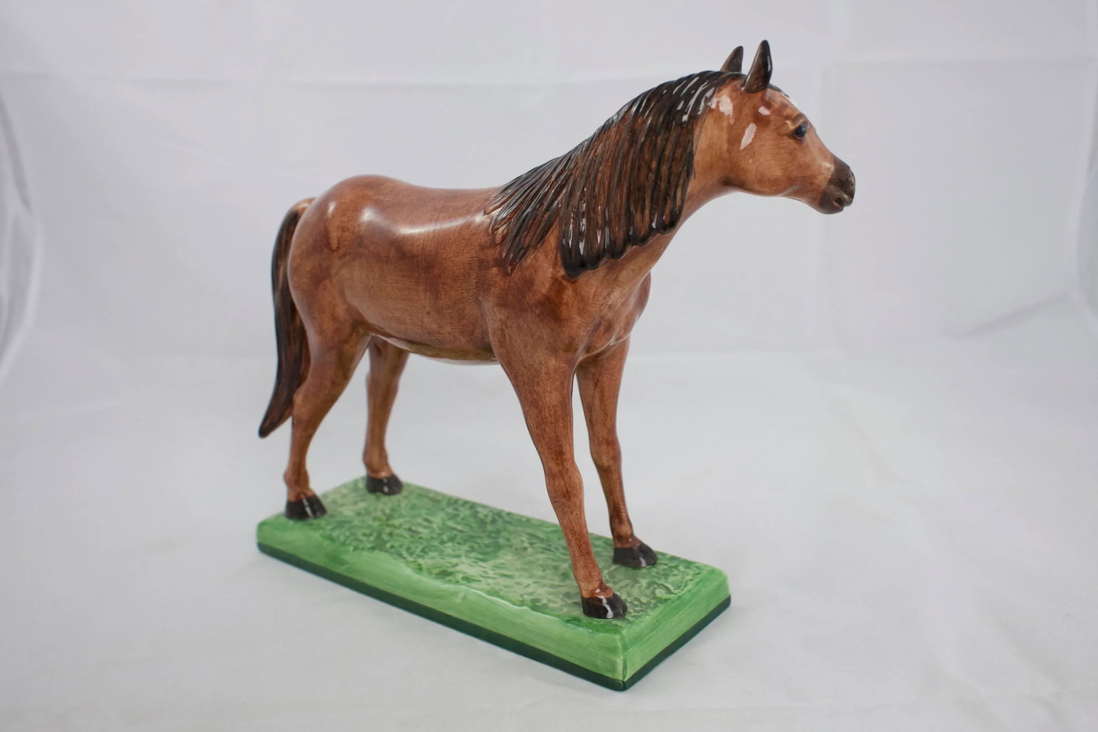 Mid-Century Italian Pottery Horse Figure - 2