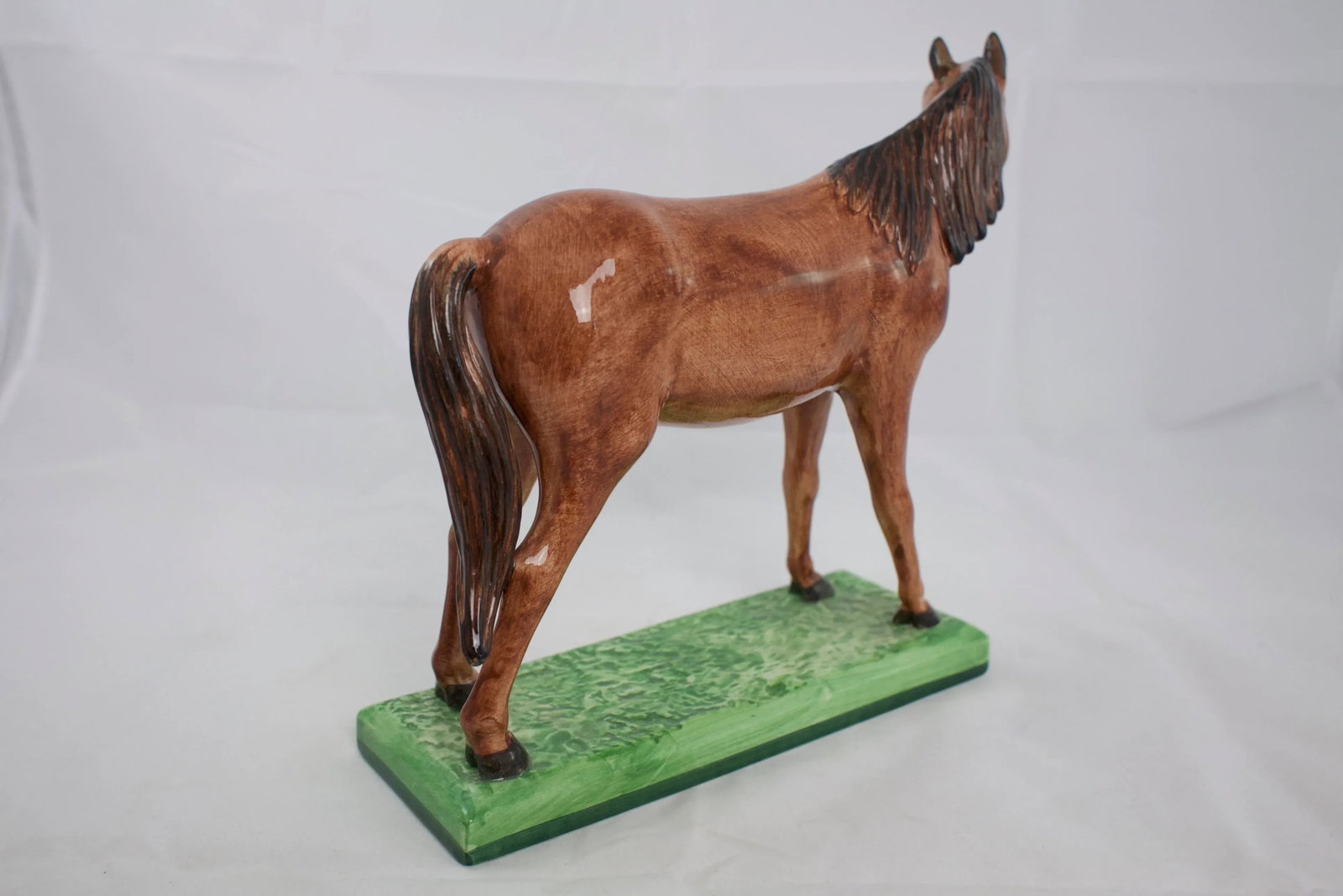 Mid-Century Italian Pottery Horse Figure - 3