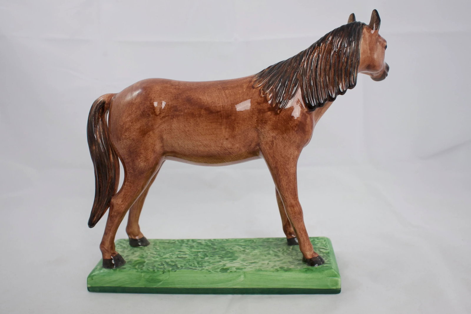 Mid-Century Italian Pottery Horse Figure - 4