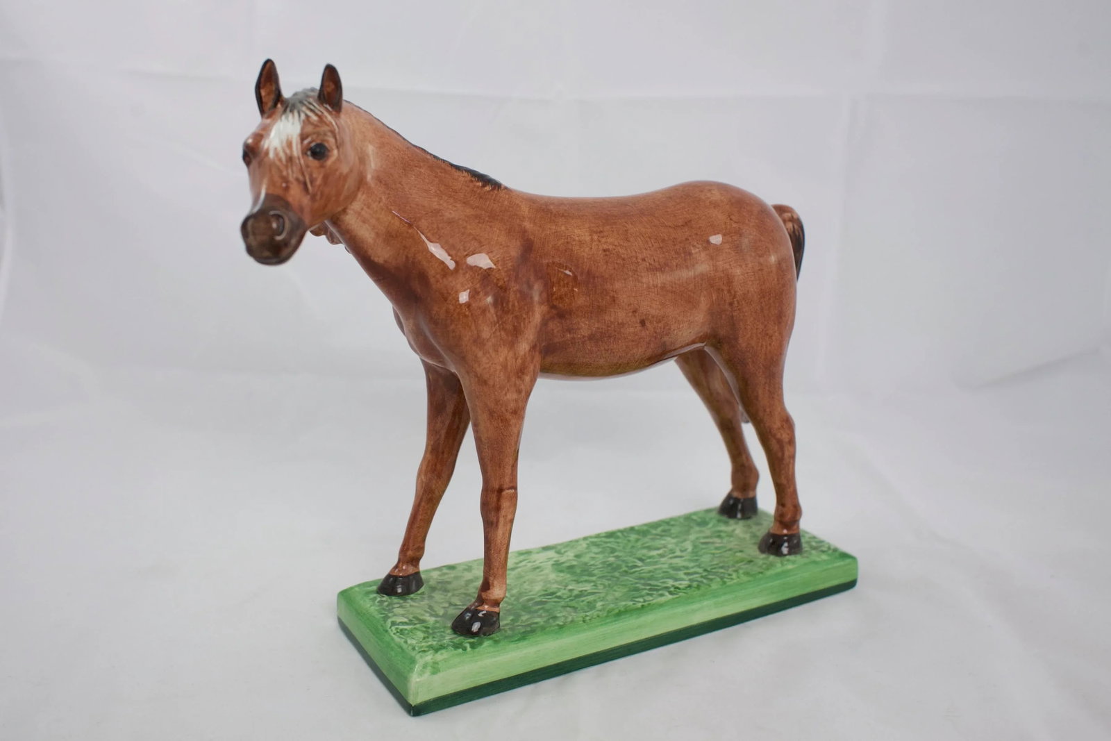 Mid-Century Italian Pottery Horse Figure - 6