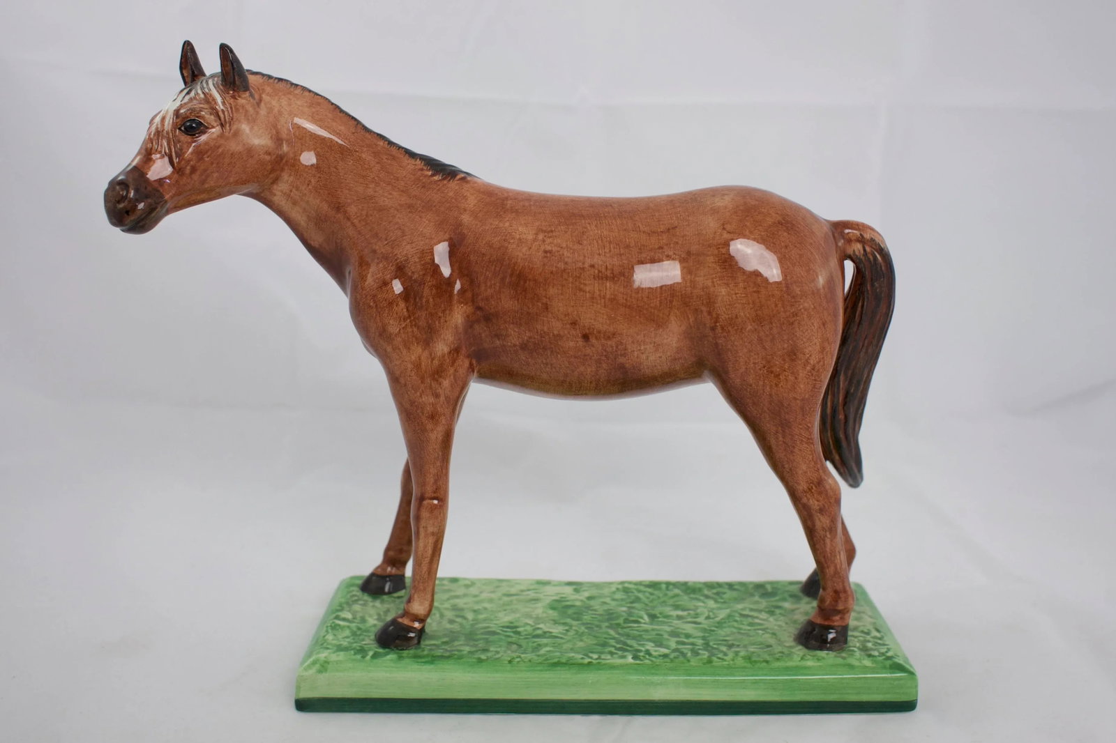Mid-Century Italian Pottery Horse Figure - 7