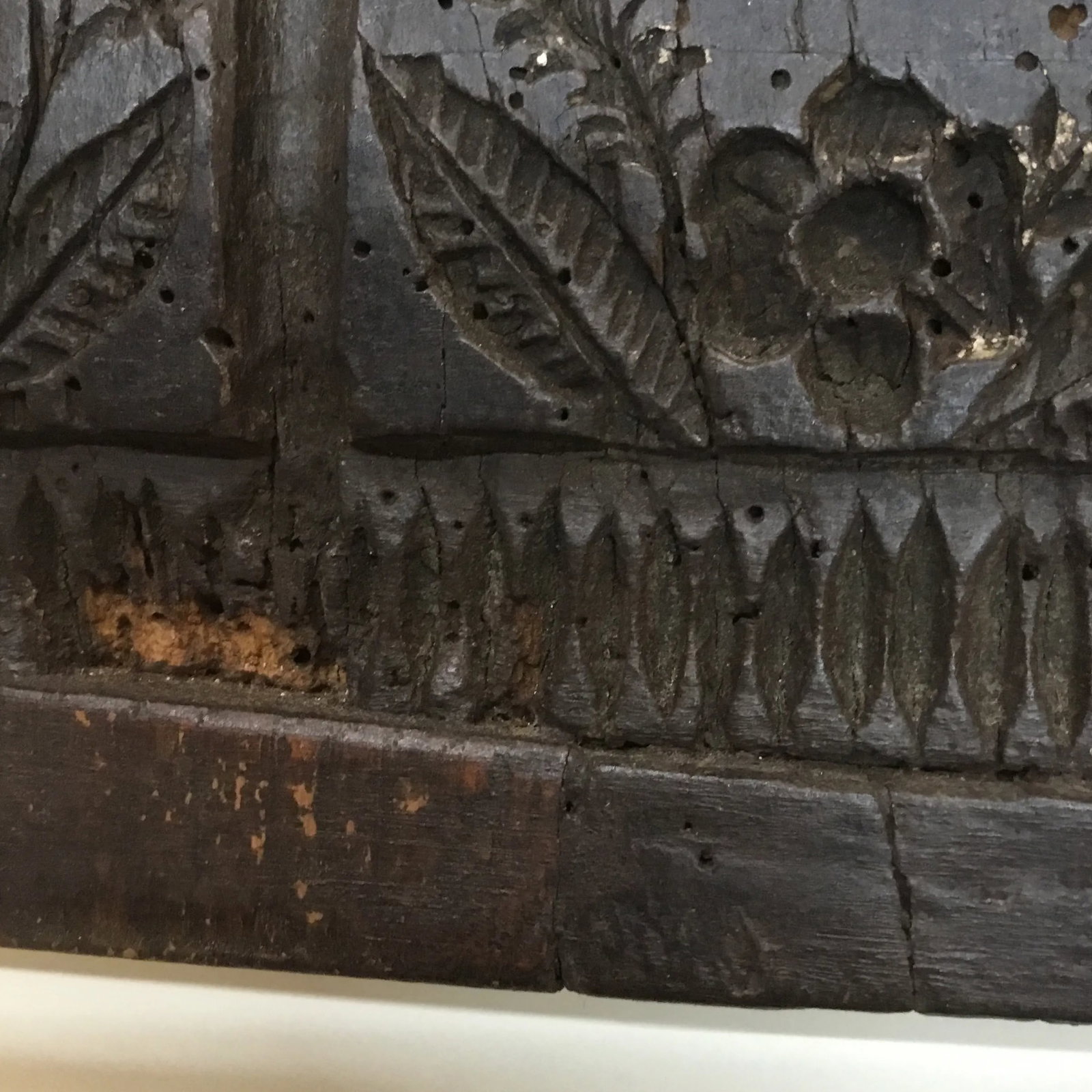 18th Century Continental Carved Wood Cake Mold - 10