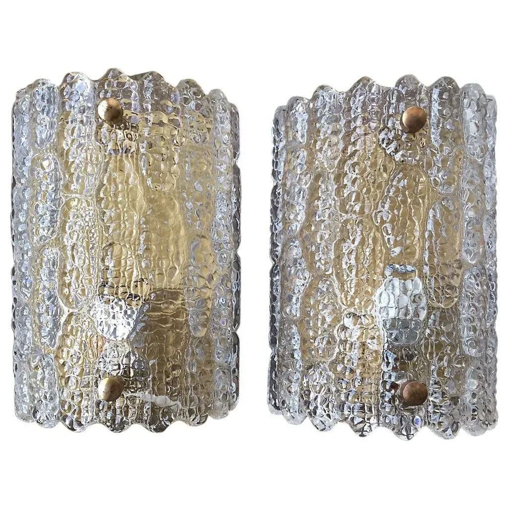 Large Sconces by Orrefors - a Pair - 5