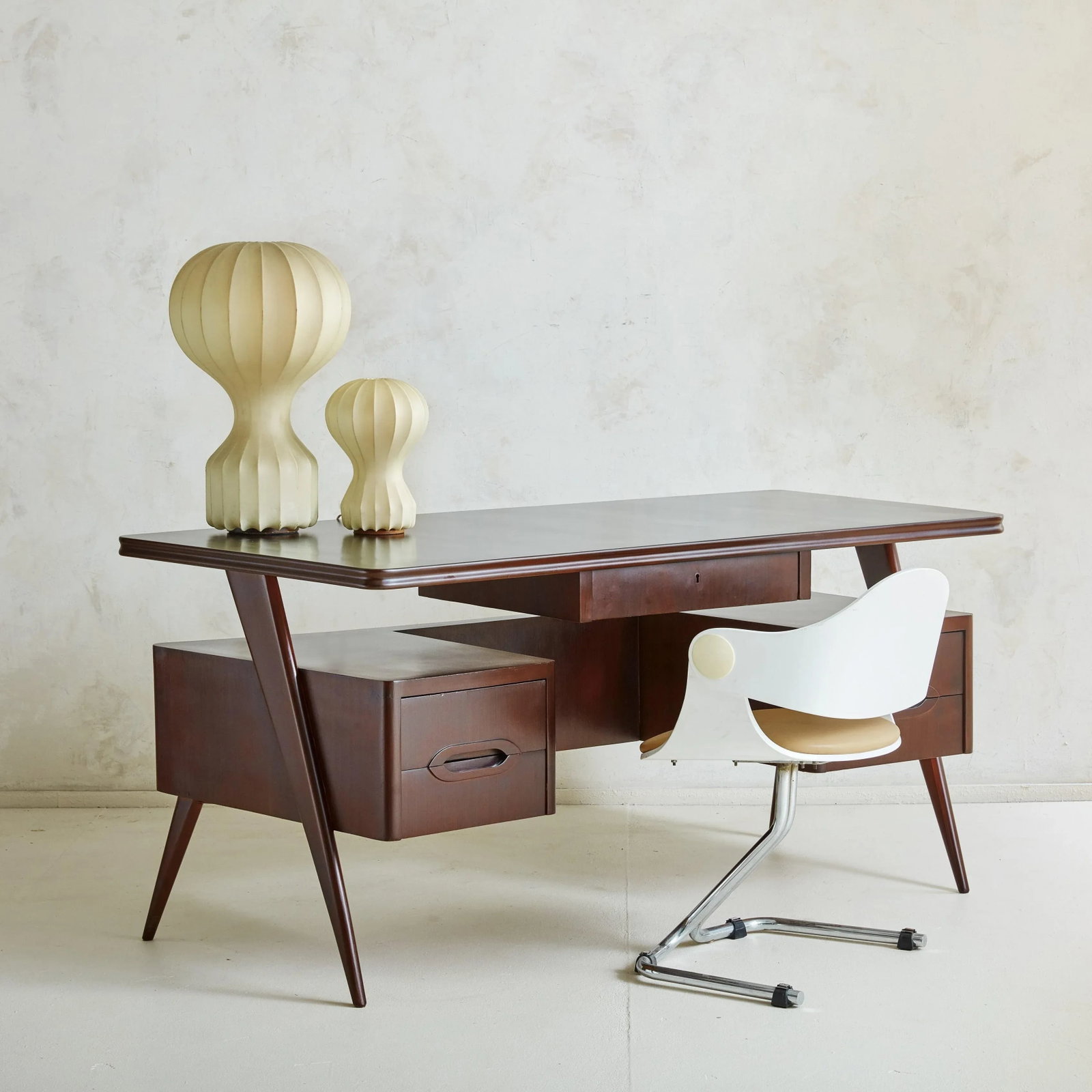 Large 'Gatto' Cocoon Table Lamp by Achille & Pier Giacomo Castiglioni for Flos - 4
