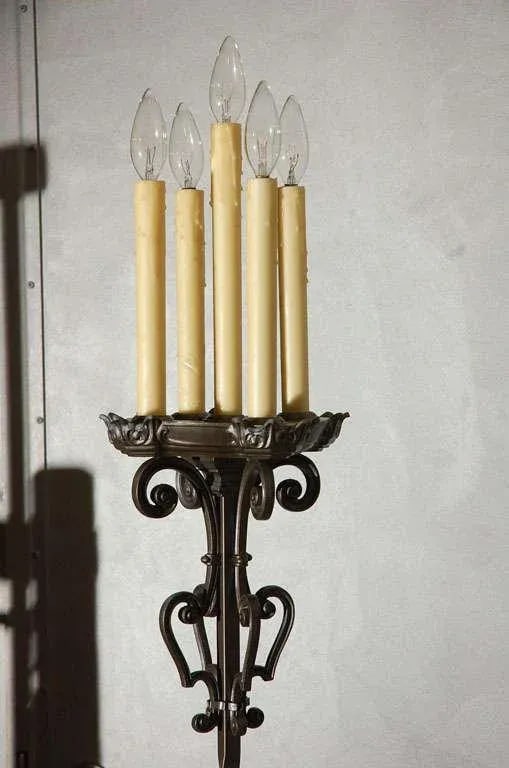 1930s American Floor Lamps - A Pair - 4