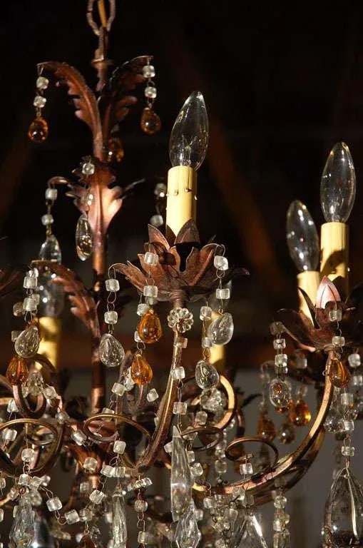 1930s French Ten Light Chandelier - 3
