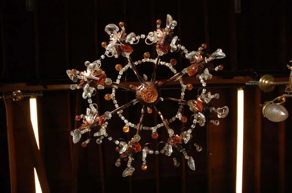 1930s French Ten Light Chandelier - 5