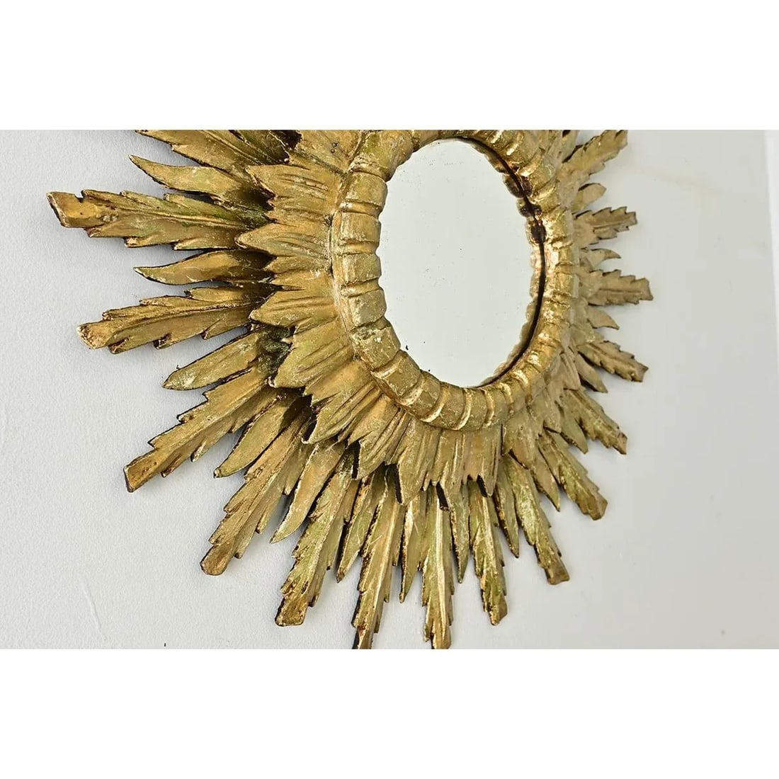 Italian 19th Century Giltwood Starburst Mirror - 5