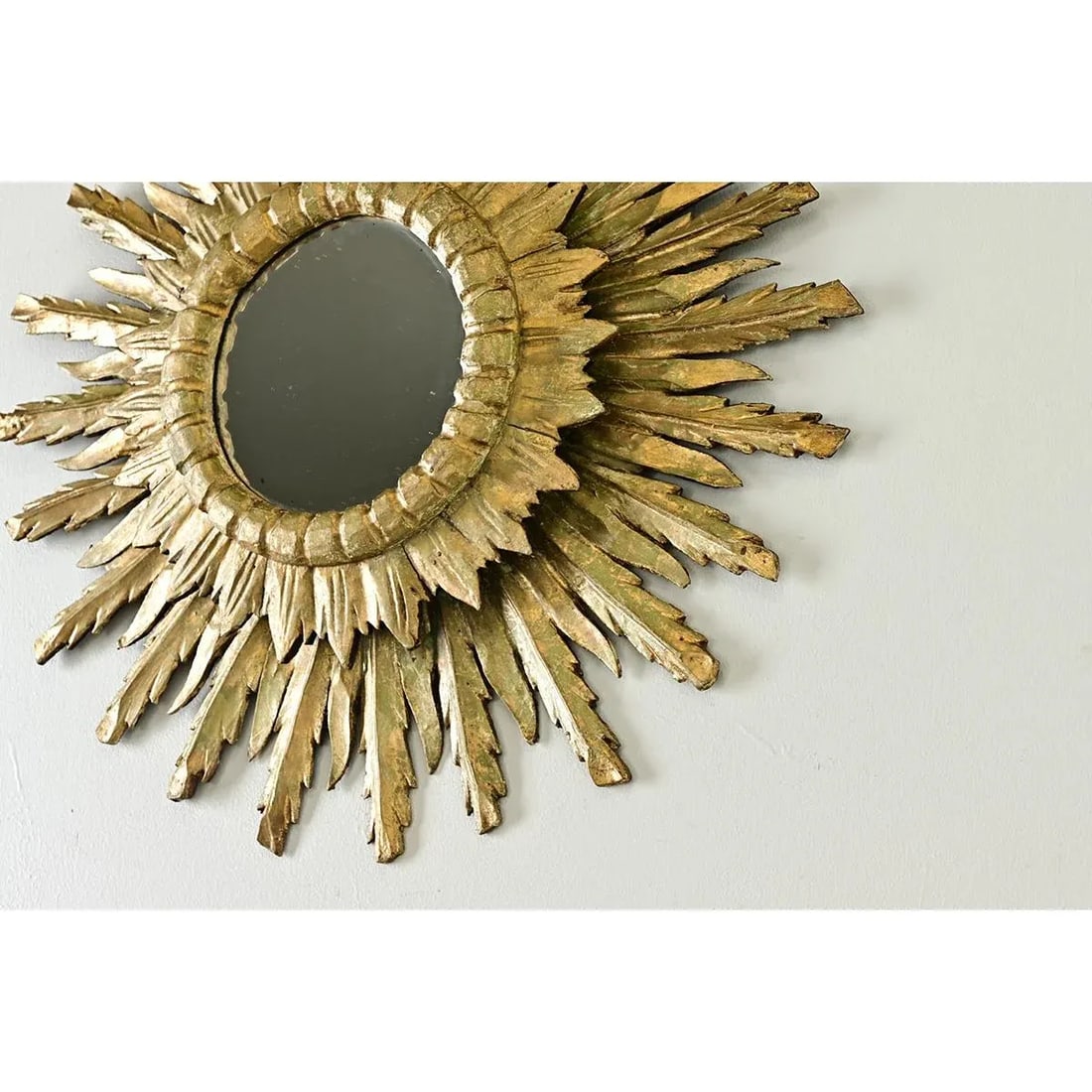 Italian 19th Century Giltwood Starburst Mirror - 6
