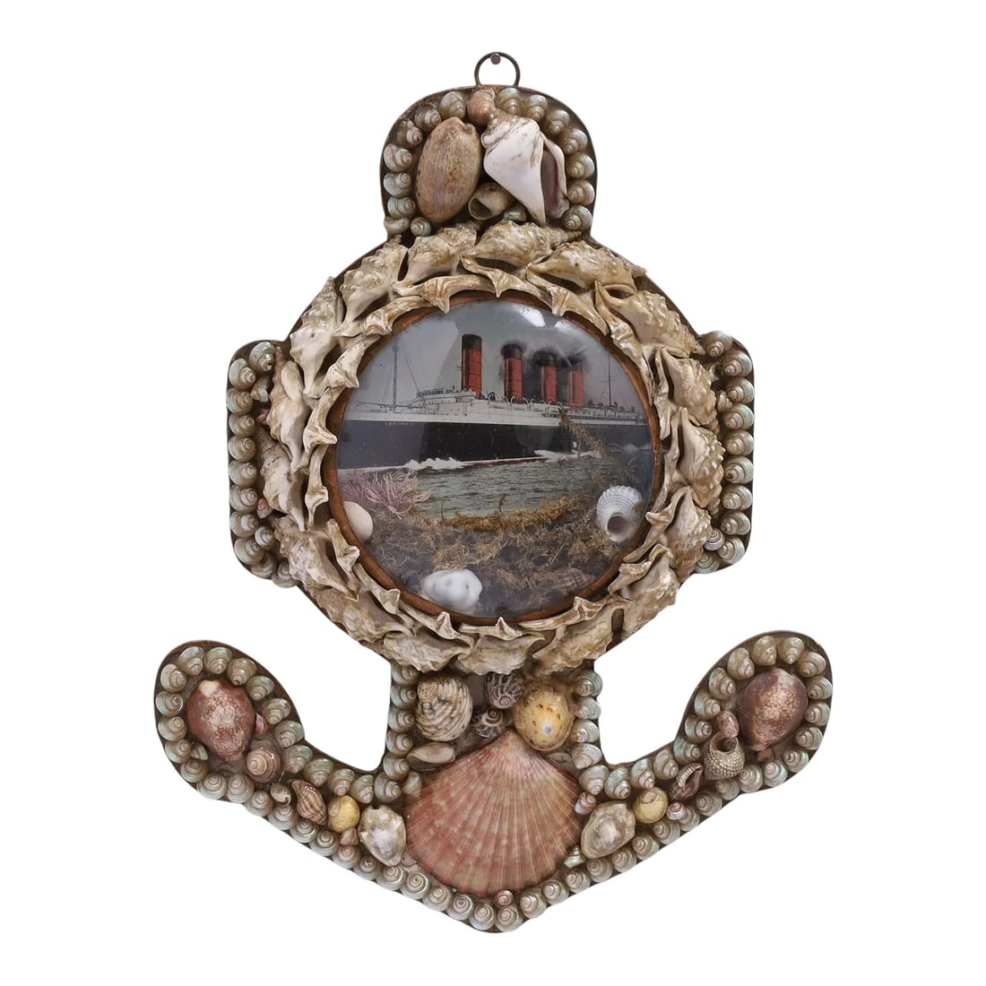 Antique Anchor Form Sailors Valentine (1 of 4)