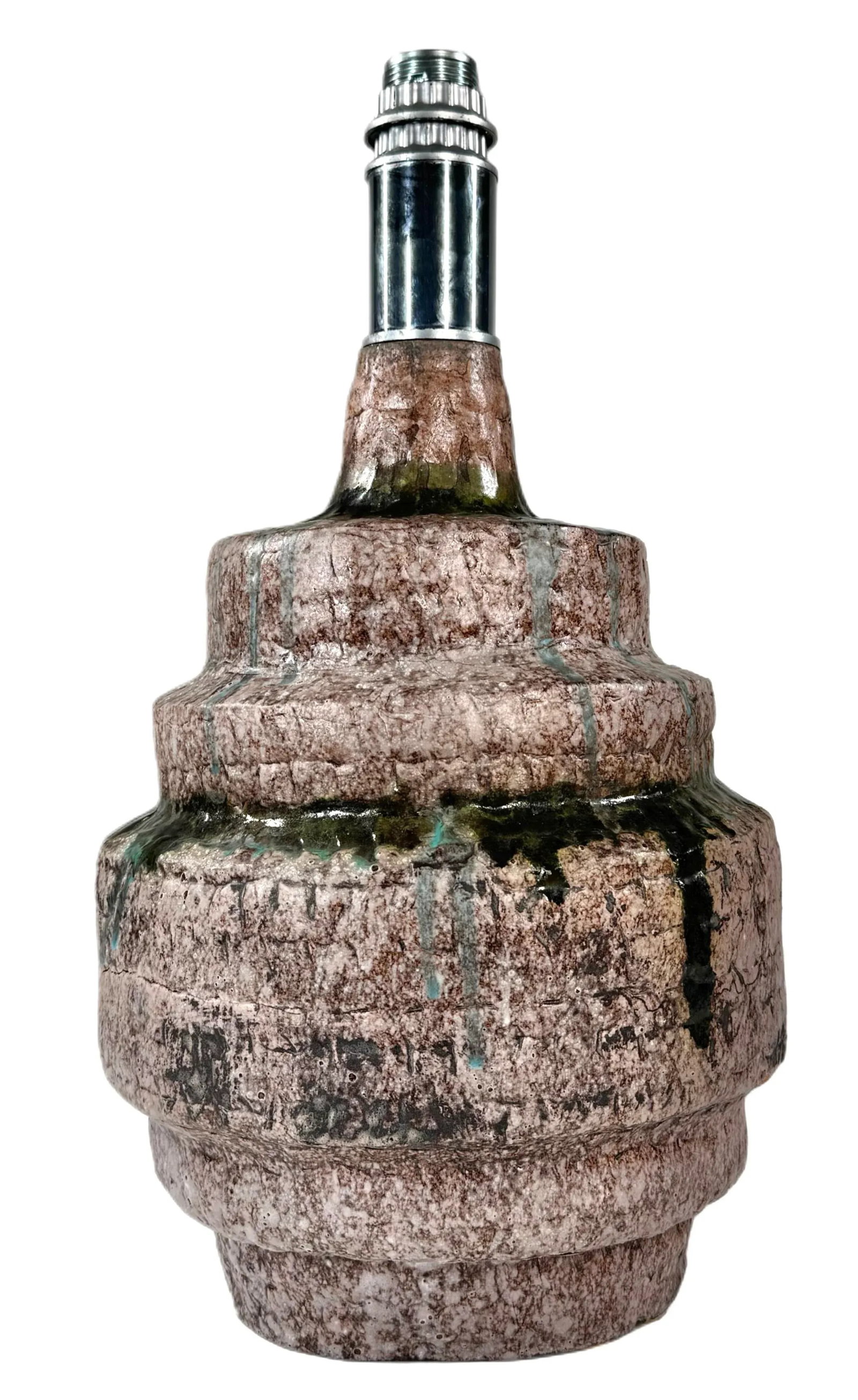 Midcentury Volcanic-Looking Lamp - 2