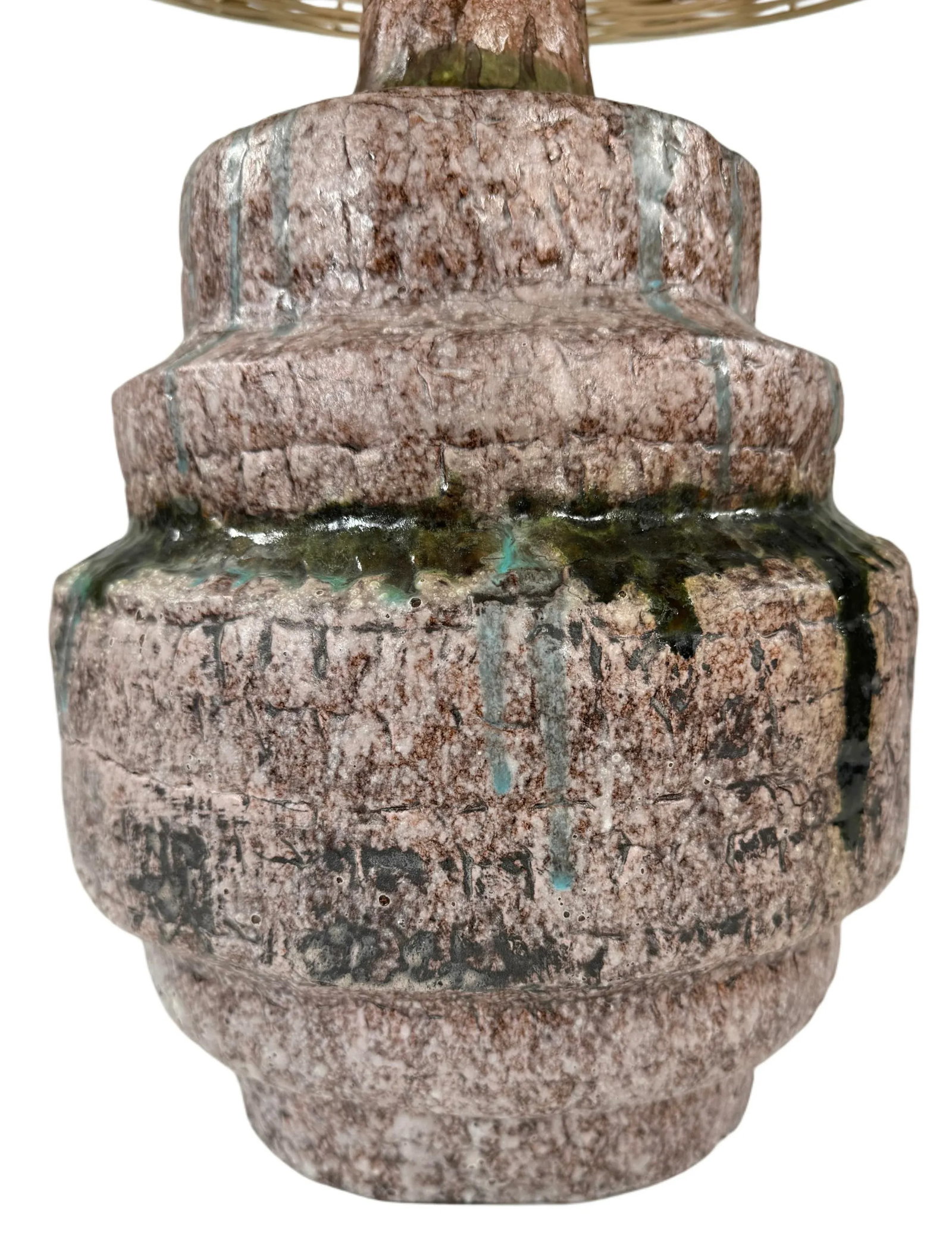 Midcentury Volcanic-Looking Lamp - 3