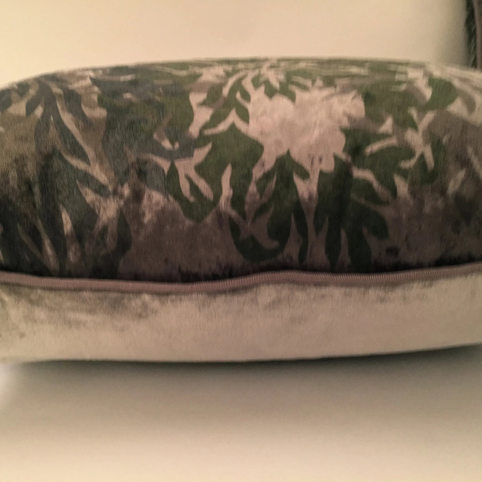 Venetian Printed Velvet Pillows - A Pair - 4