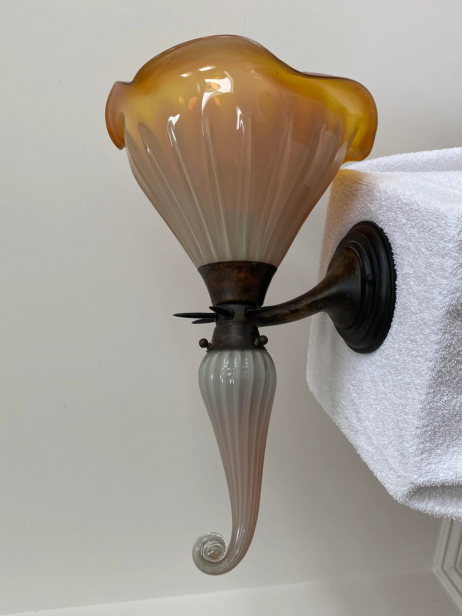 Michael McEwen Custom Bronze Finish Wall Sconce - 12