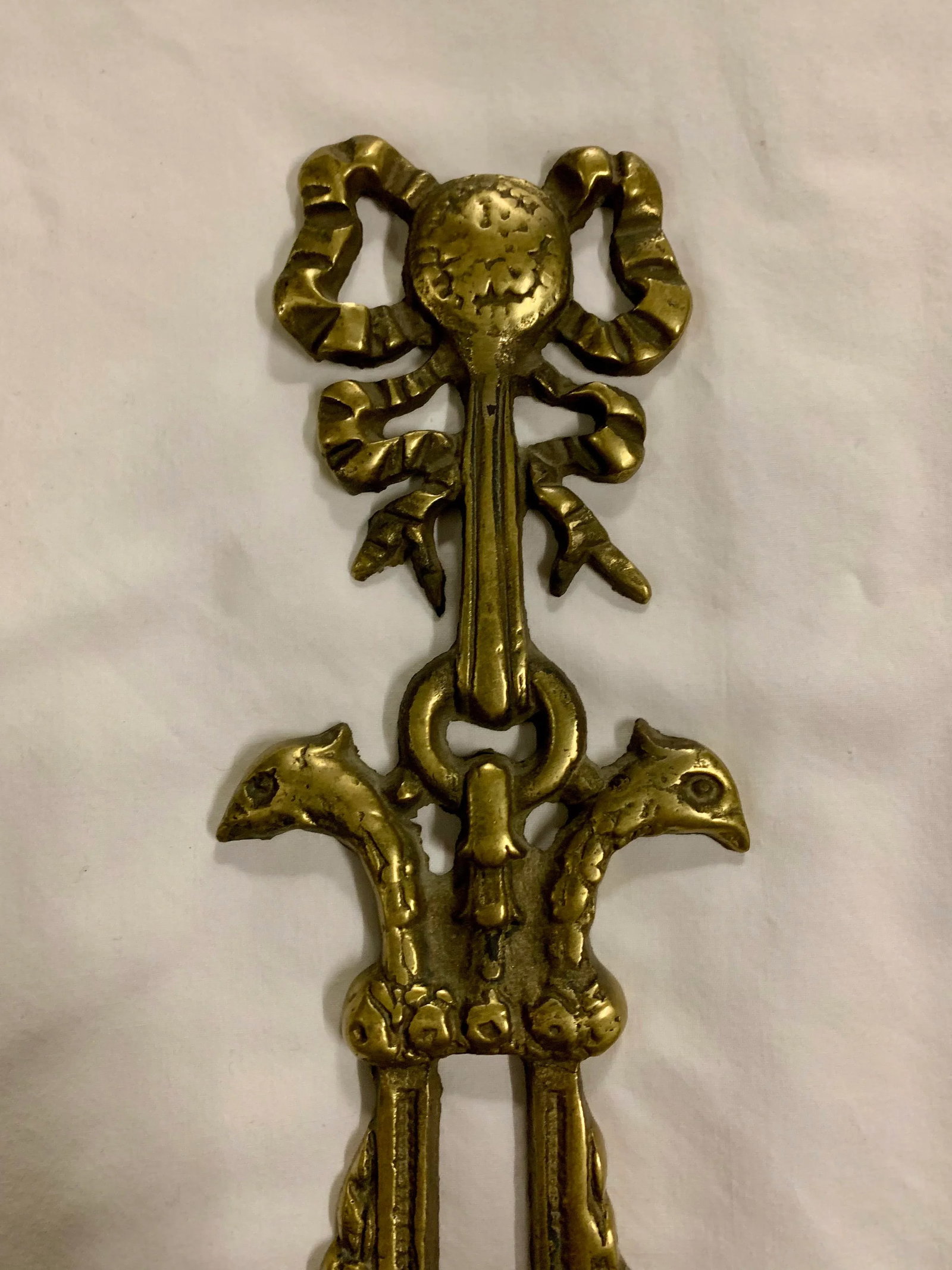 19th Century French Two Candle Brass Sconce - 2