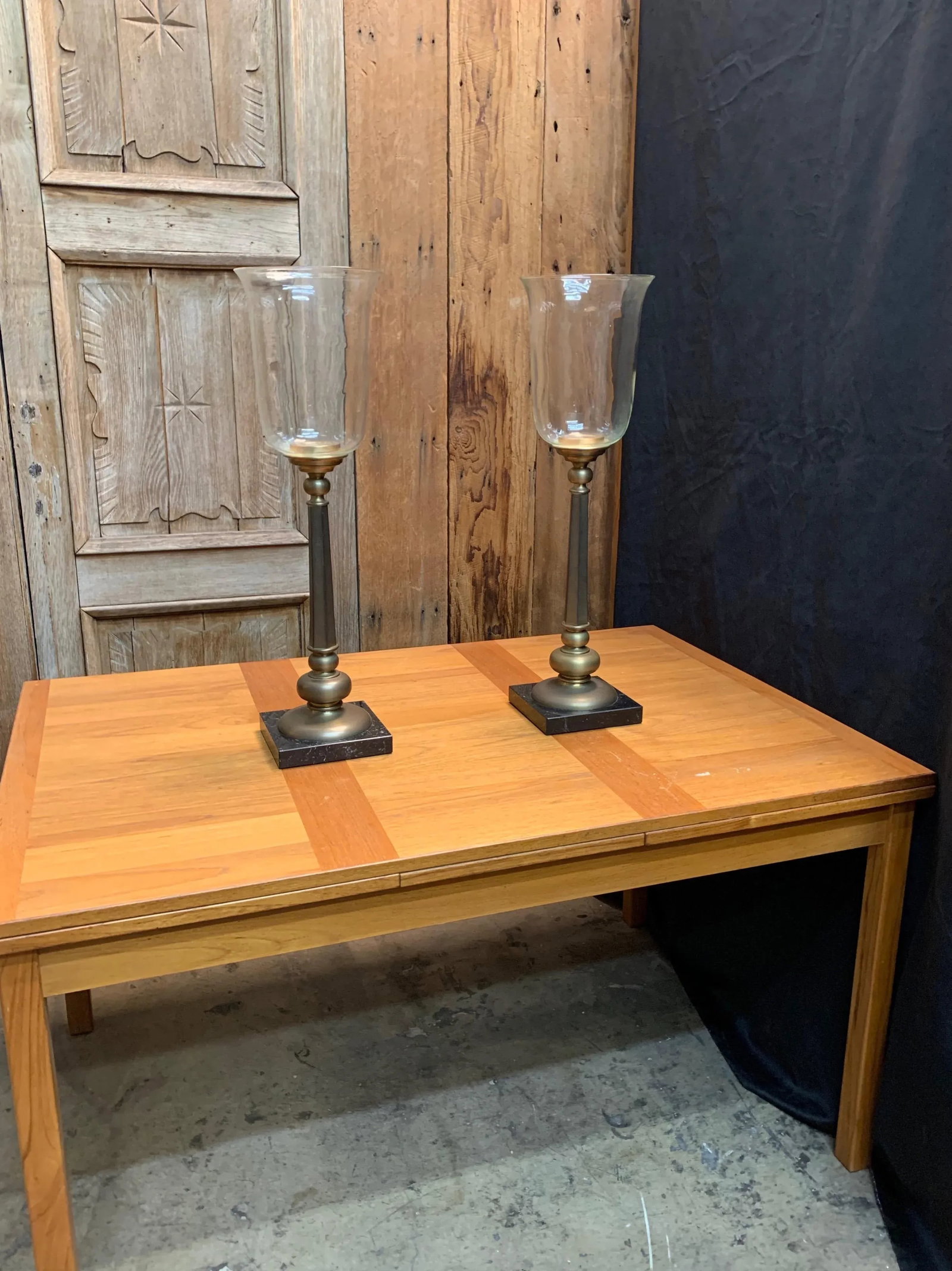 1990s Chapman Classic Candle Torchieres - a Pair - 5