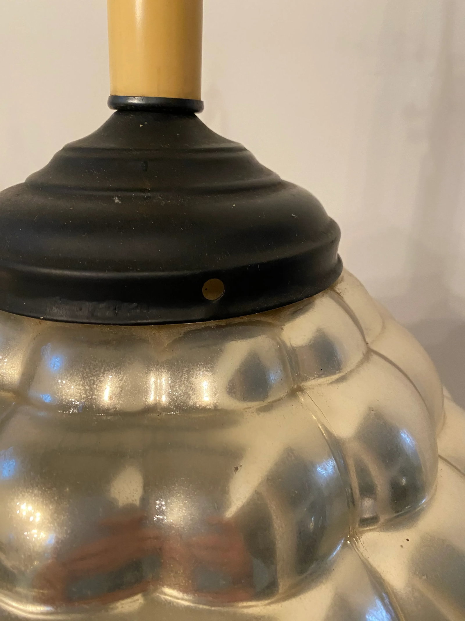 Mid-Century Mercury Glass Lamp - 6