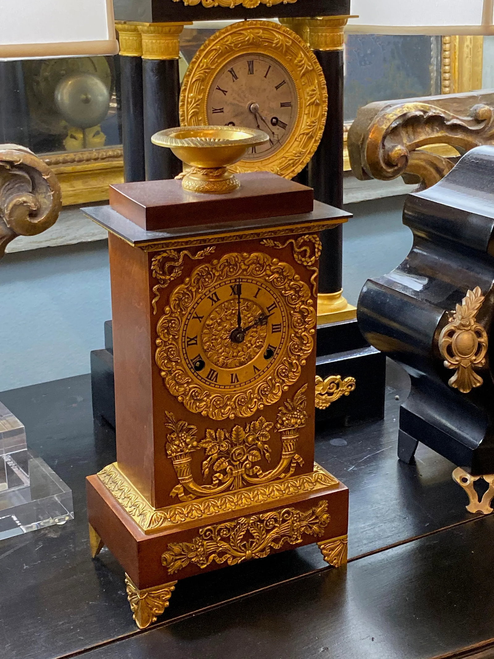 19th Century French Empire Ormolu Style Clock - 3