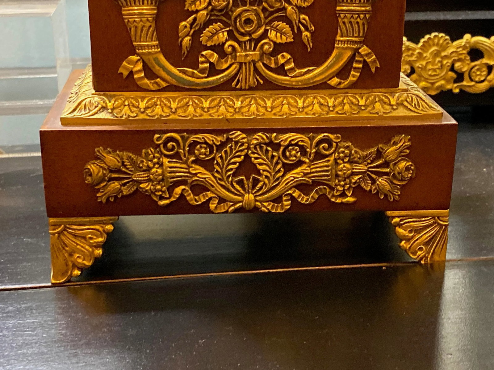 19th Century French Empire Ormolu Style Clock - 6