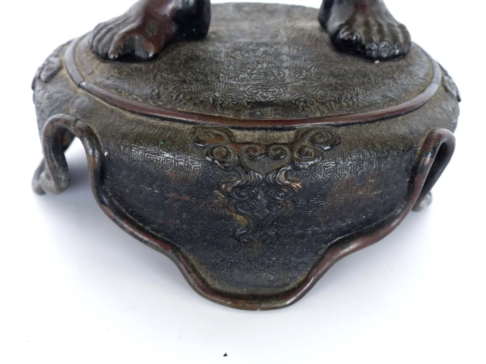 Antique Japanese Incense Burner Sculpture - 3