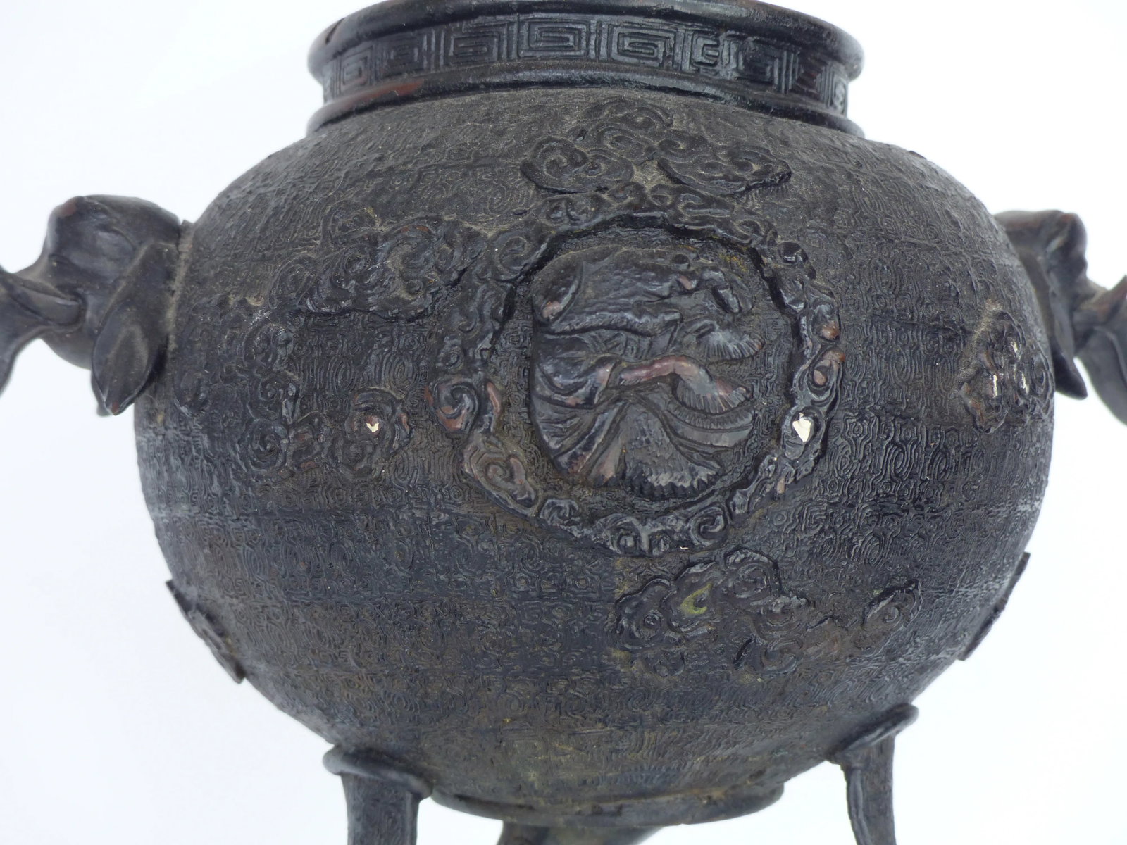 Antique Japanese Incense Burner Sculpture - 7