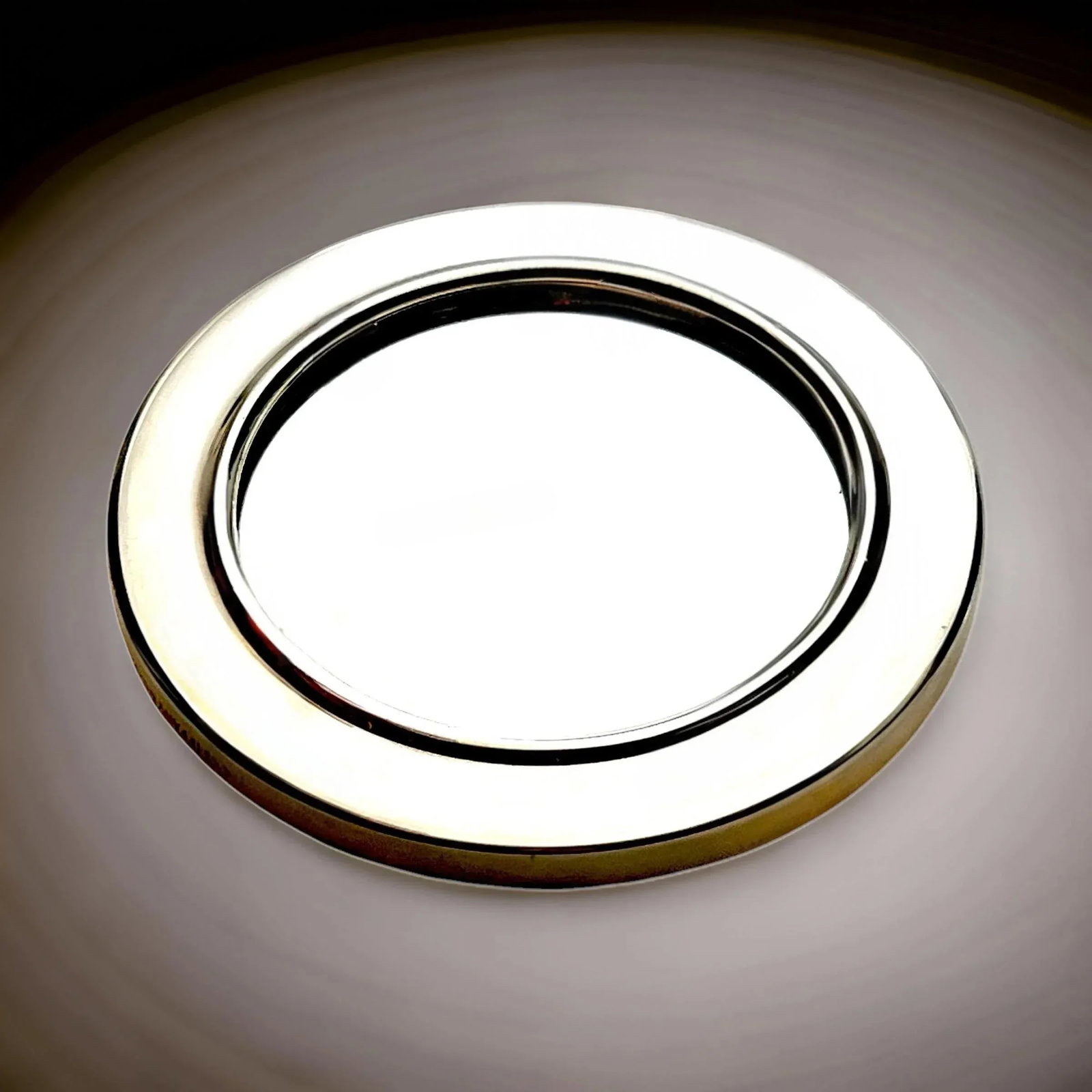 1990s Tiffany & Co. Sterling Silver Tulip Hand Mirror - 3