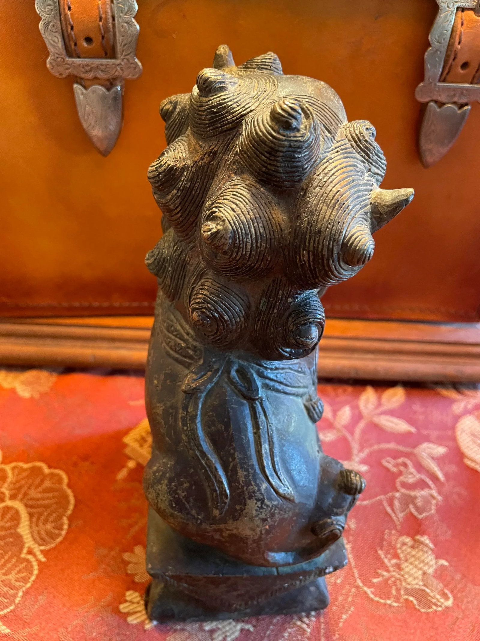 Vintage Chinese Guardian Lions (Foo Dogs)- a Pair - 4