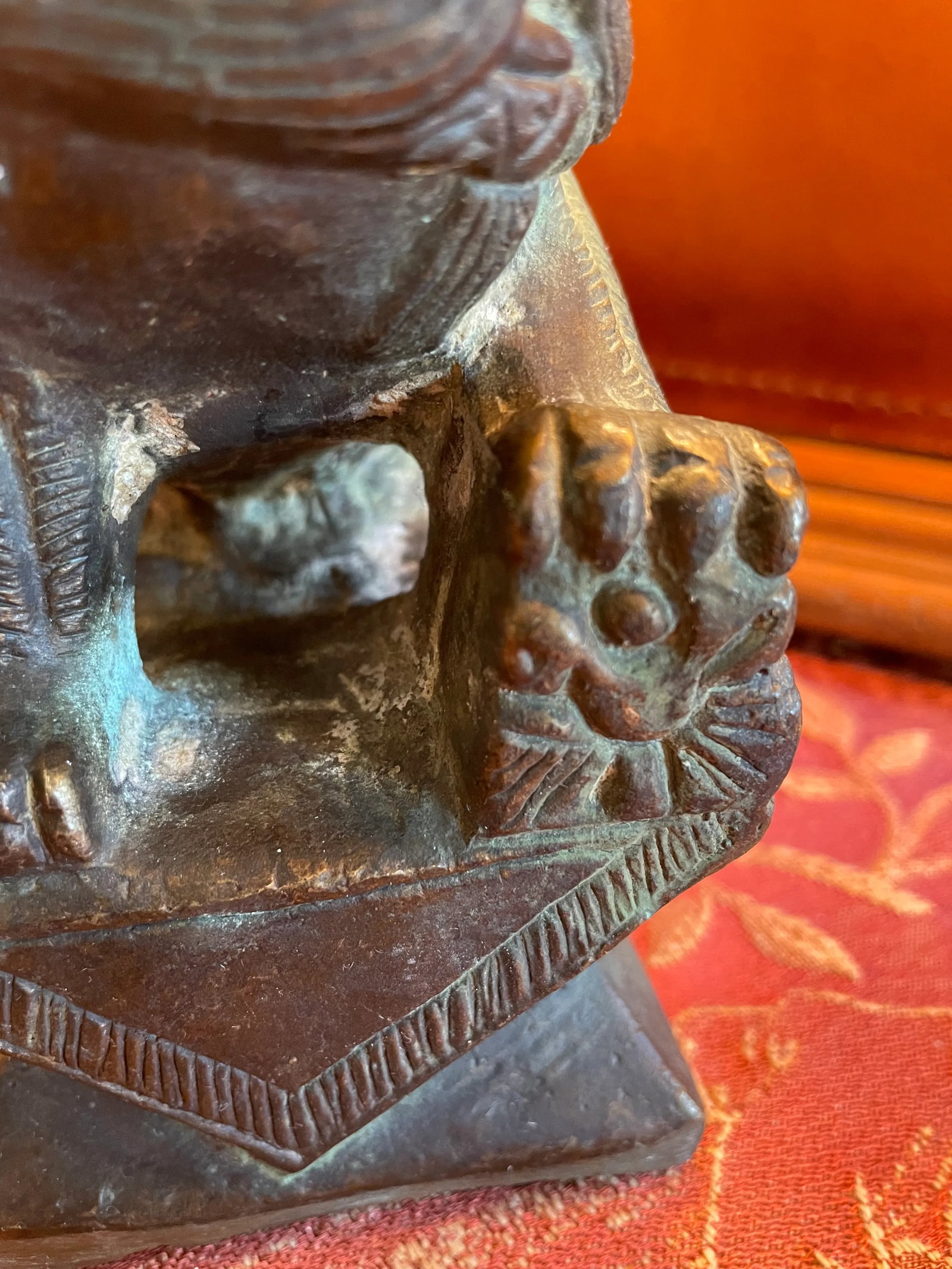 Vintage Chinese Guardian Lions (Foo Dogs)- a Pair - 5
