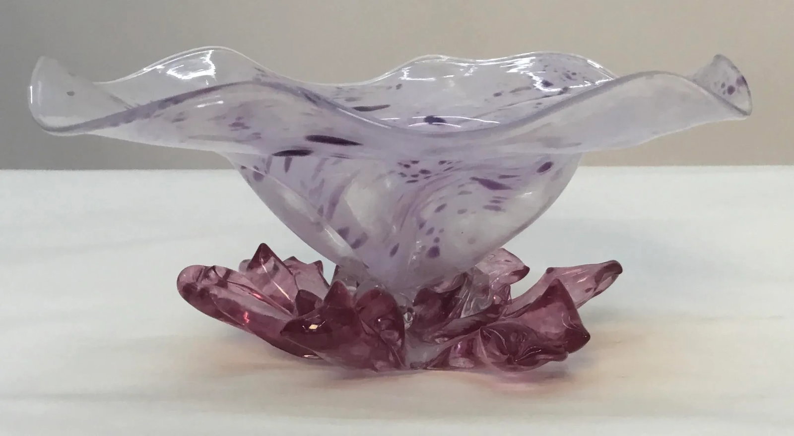 1990s Murano Glass Free Form Bowl - 11