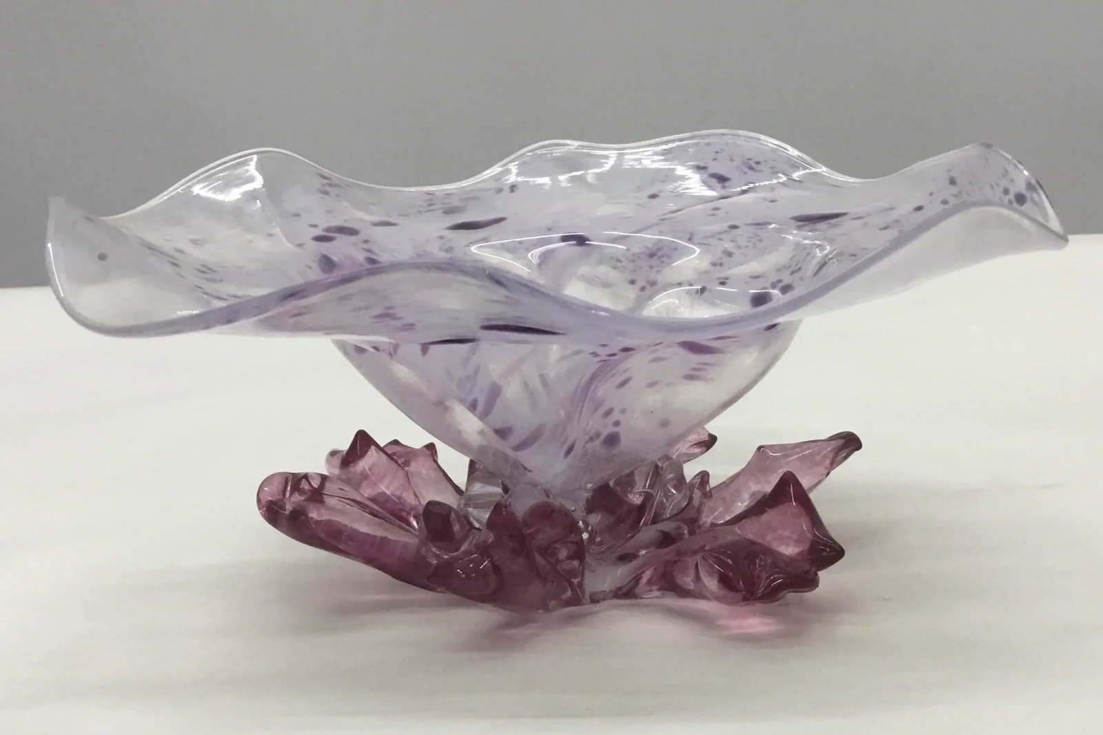 1990s Murano Glass Free Form Bowl - 6