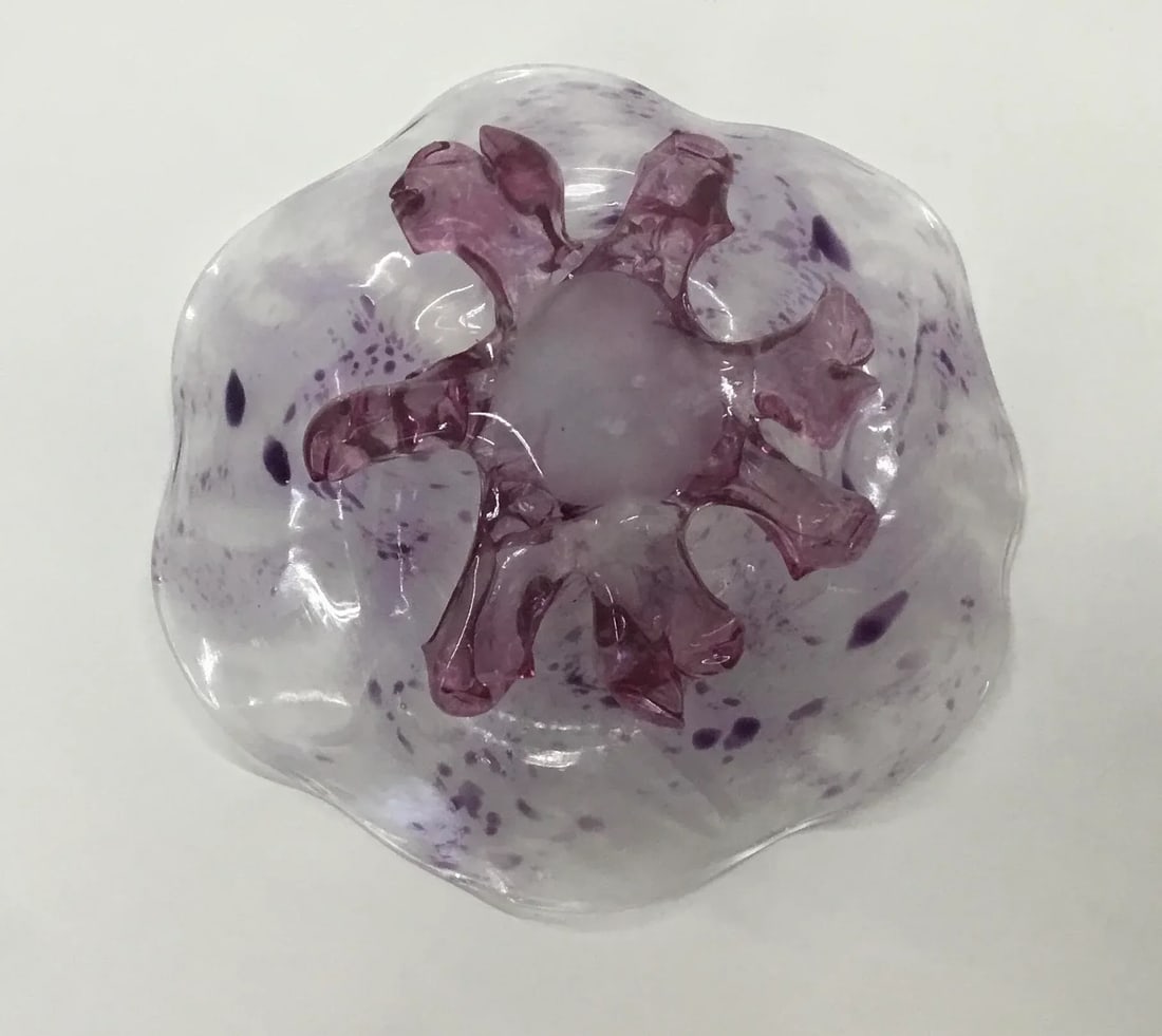 1990s Murano Glass Free Form Bowl - 8