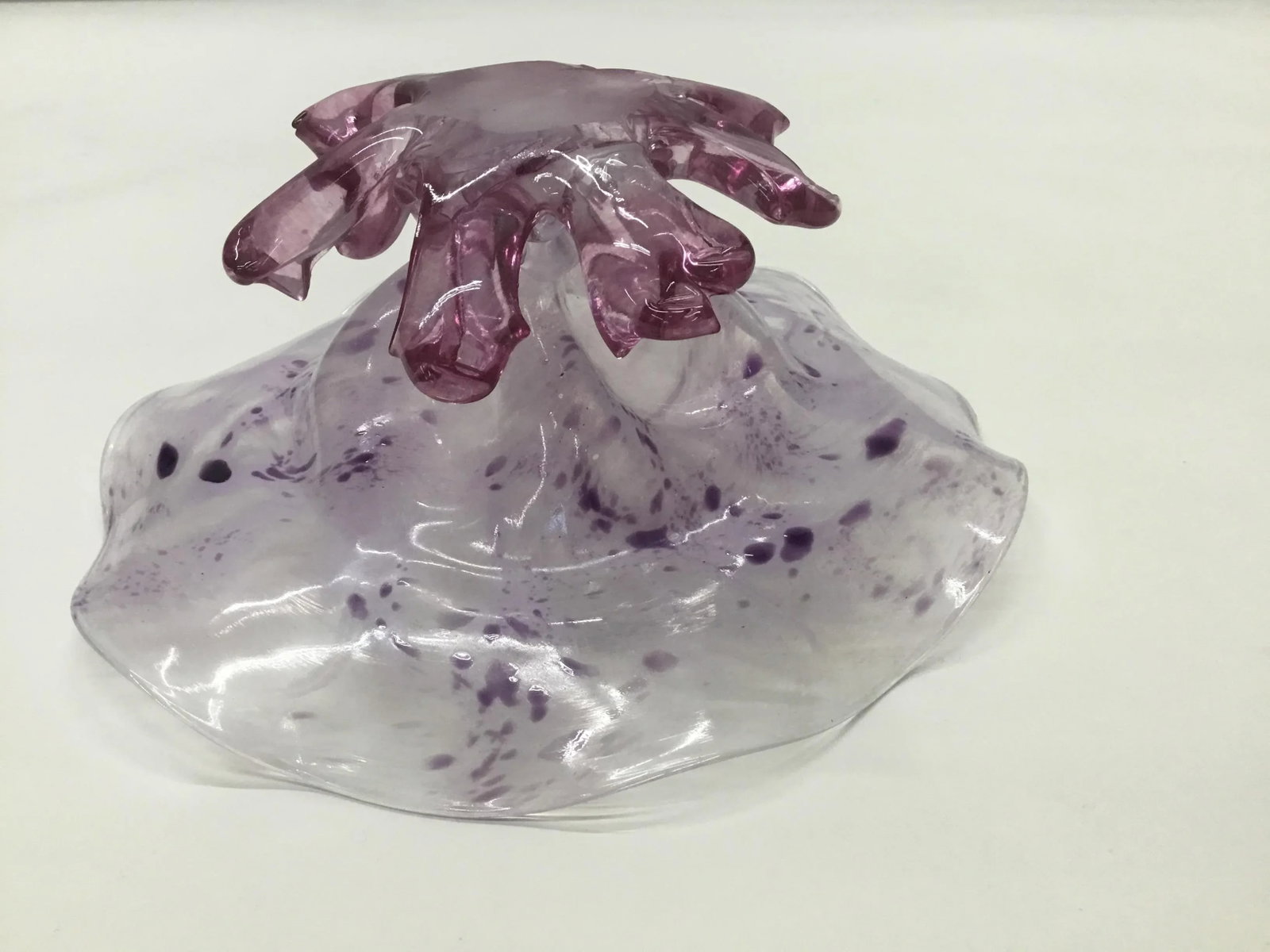 1990s Murano Glass Free Form Bowl - 9