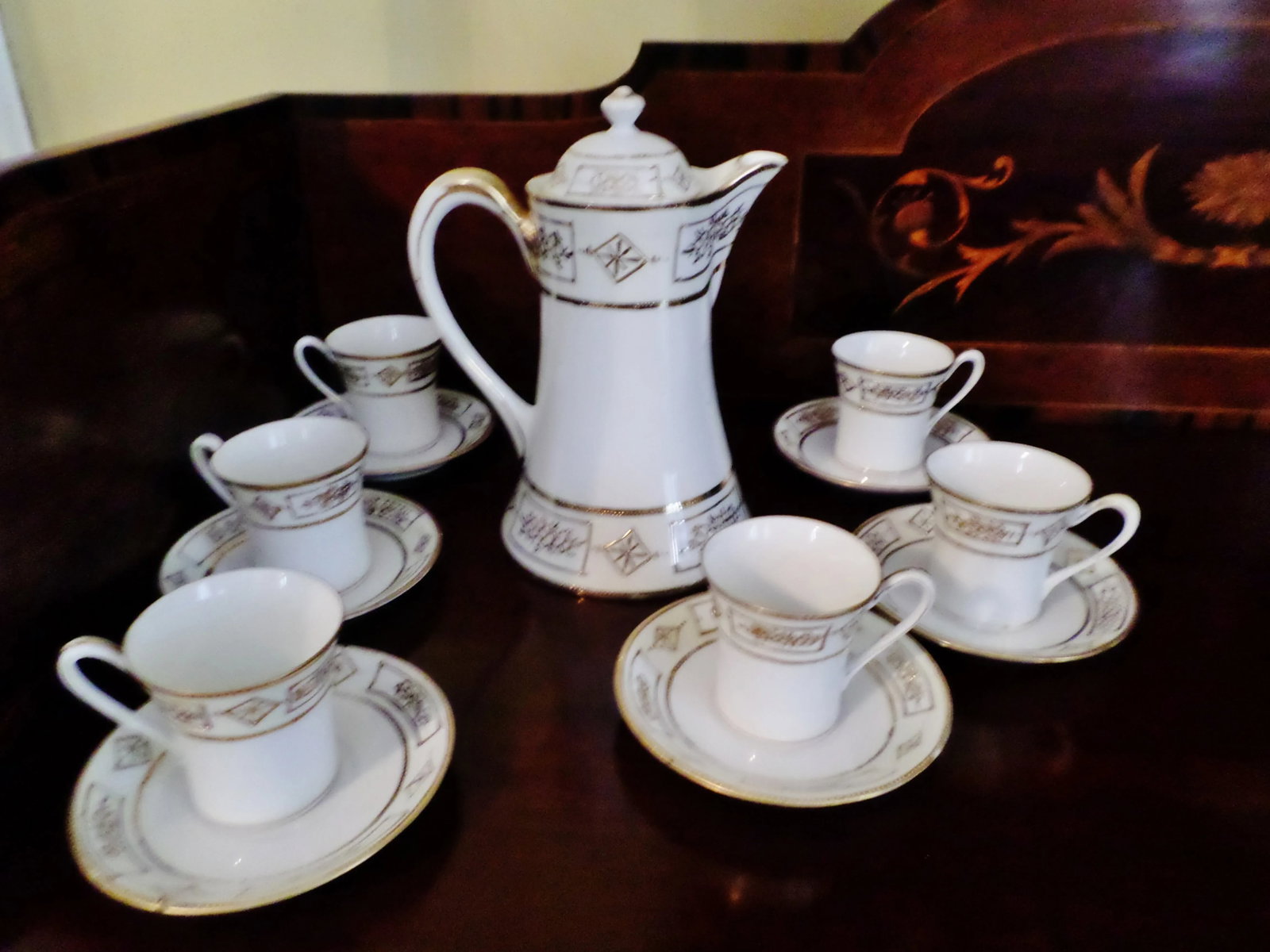 Antique Nippon Morimura Chocolate Set - Set of 13 - 2