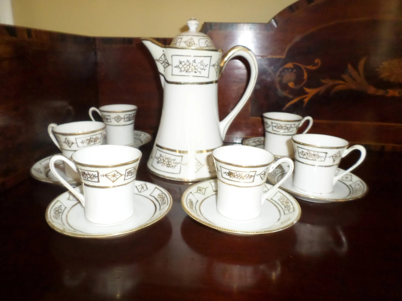 Antique Nippon Morimura Chocolate Set - Set of 13 - 3