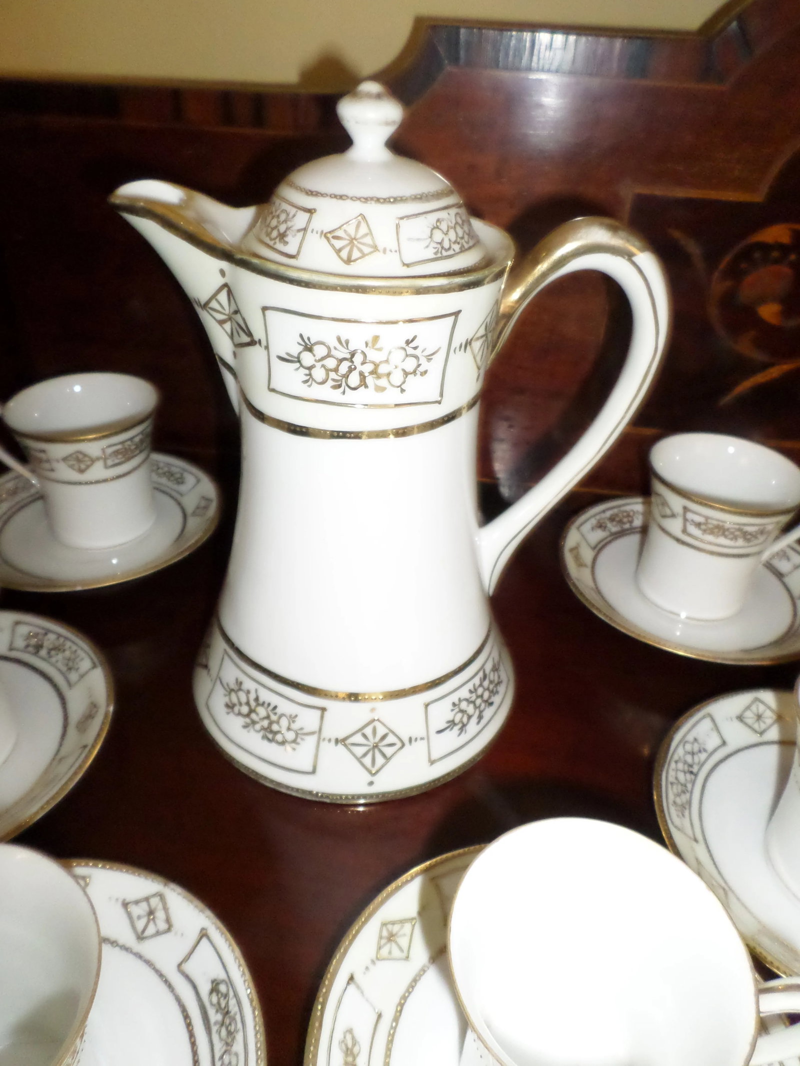 Antique Nippon Morimura Chocolate Set - Set of 13 - 5
