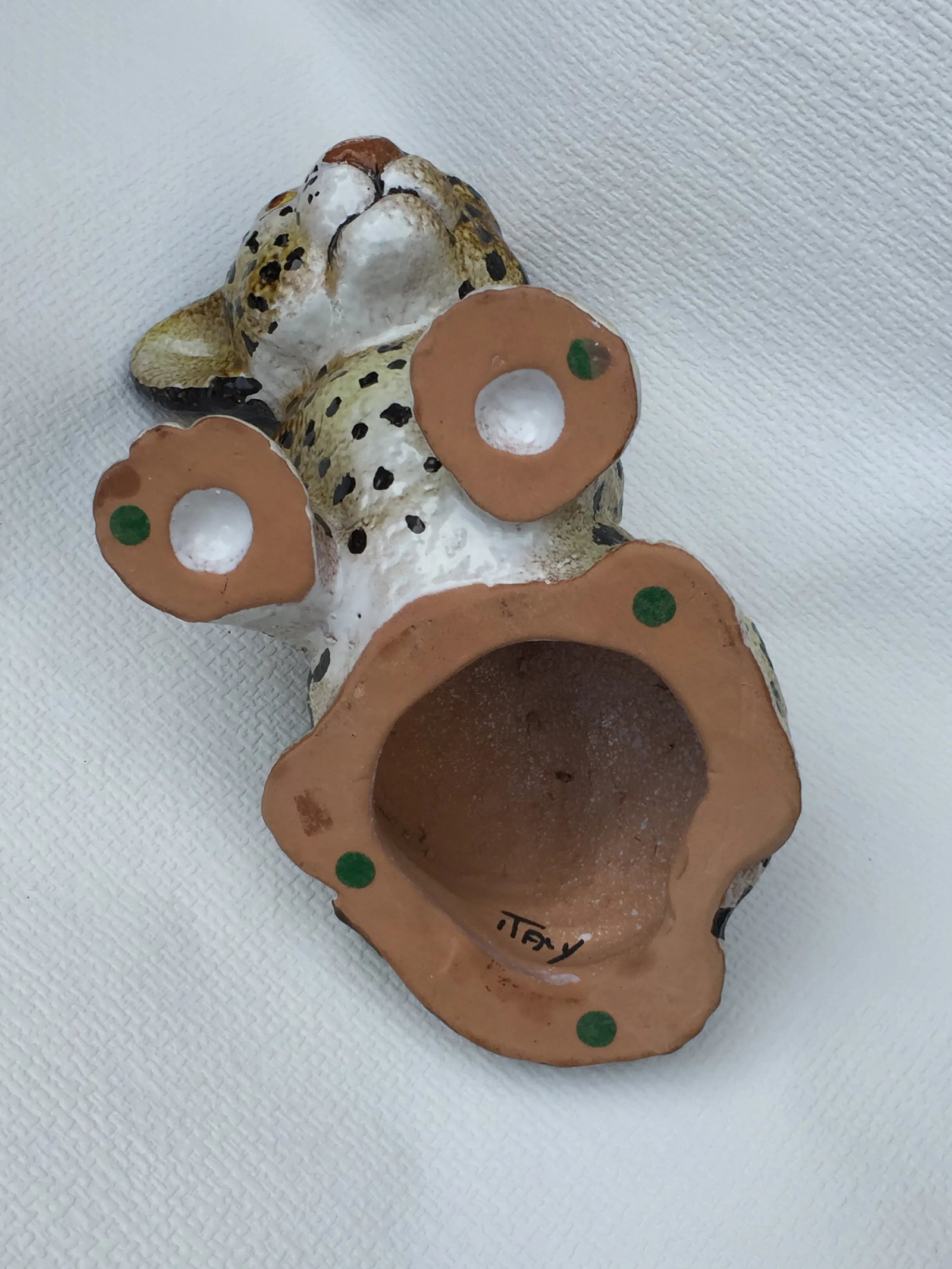 Mid-Century Italian Ceramic Leopard Cub, 1960s - 10