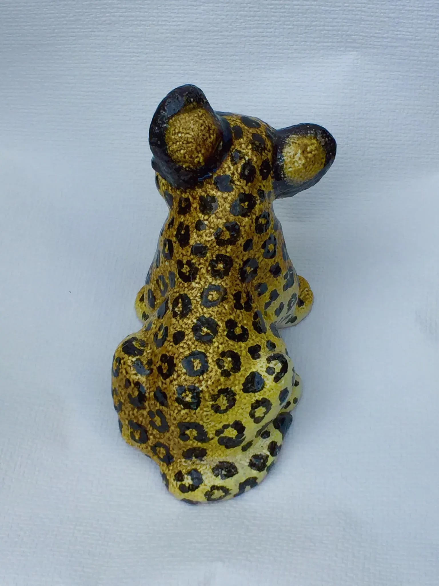 Mid-Century Italian Ceramic Leopard Cub, 1960s - 7