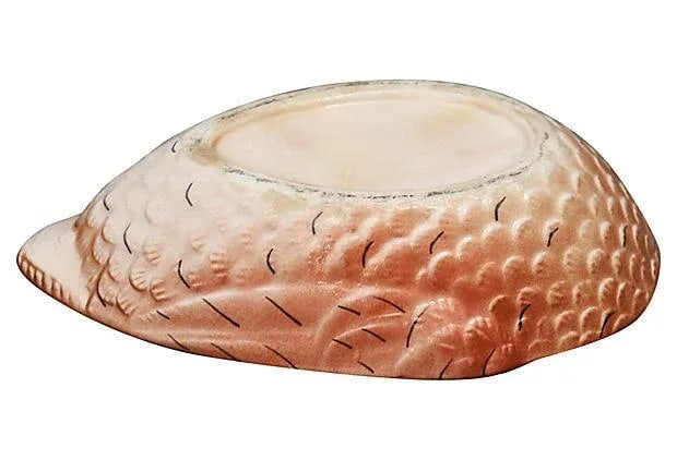 Mid 20th Century French Majolica Pheasant Pate Tureen - 4