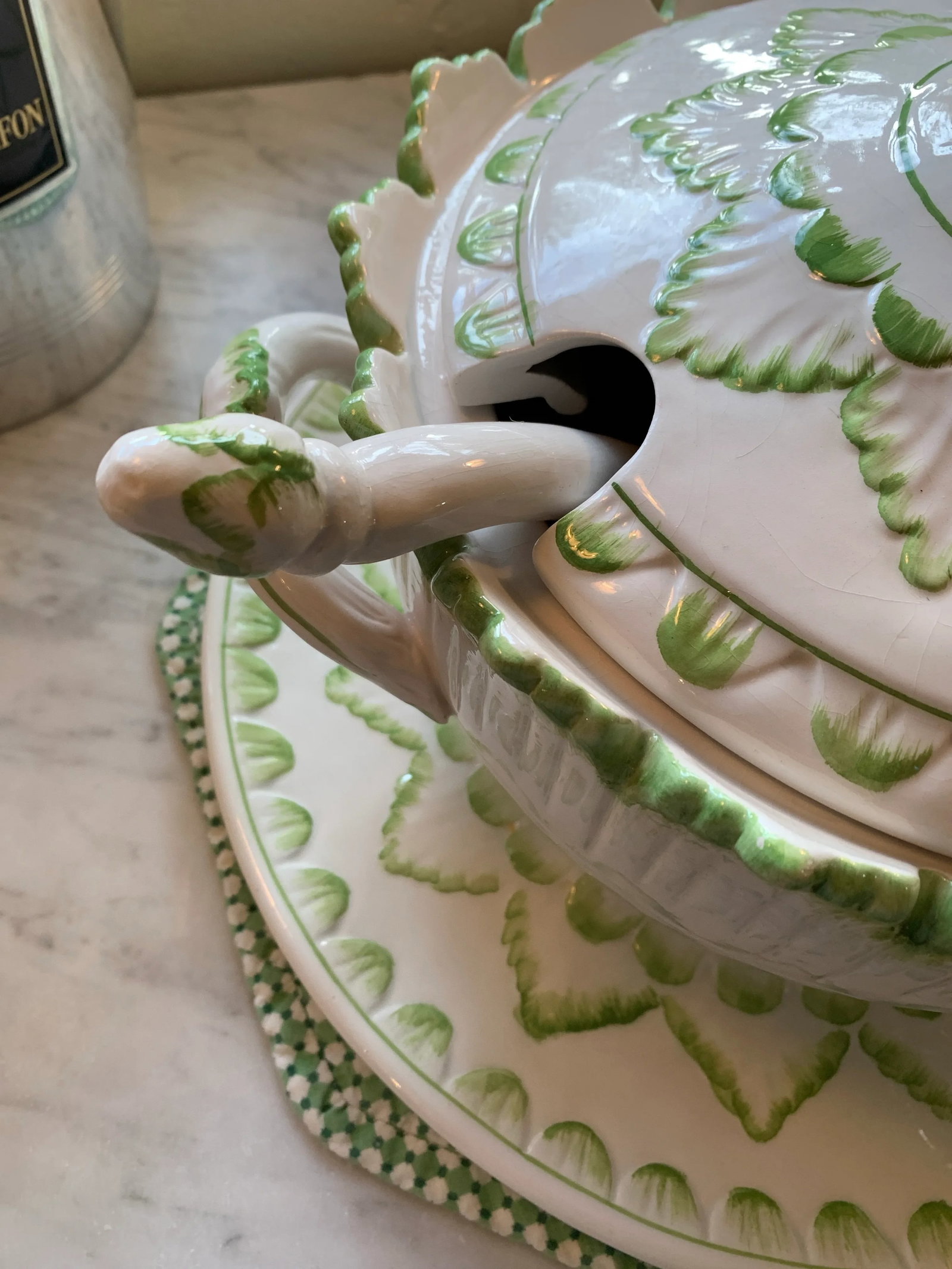 Mid Century Italian Pottery Tureen by Bassano - 2